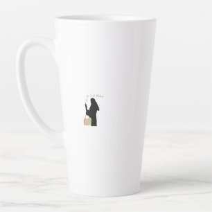Tasse Latte Sac en or de la maison de taille moyenne