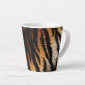 Tasse Latte Safari Tigre noir orange (Angle droit)