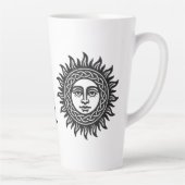 Tasse Latte Sagittaire — L'Archer par BurnsInHell (Droite)
