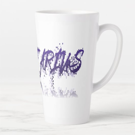 Tasse Latte Sagittaire -Réflexion (Droite)