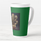Tasse Latte Saguaro incrusté de rubis (Angle droit)