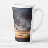 Tasse Latte Saguaro Sunset III Arizona Desert Paysage (Droite)