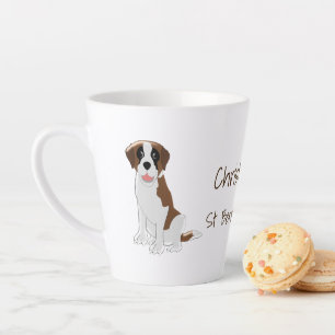 Tasse Latte Saint Bernard Design personnalisé