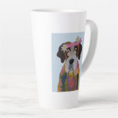 Tasse Latte Saint Bernard Hippie (Angle droit)
