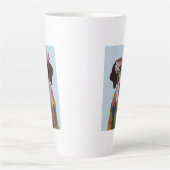 Tasse Latte Saint Bernard Hippie (Devant)