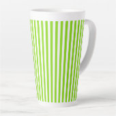 Tasse Latte Saint Patrick's Day Patern (Angle droit)