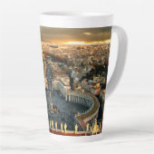 Tasse Latte Saint Pierre du Vatican Carré (Angle droit)