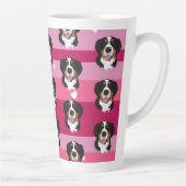 Tasse Latte Saint Valentin Bernese Mountain Dog (Droite)