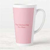 Tasse Latte Saint-Valentin Milkshake Personnalisé Mignon (Droite)