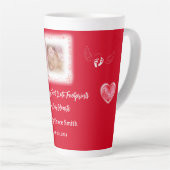 Tasse Latte Saint Valentin's Baby Loss Keepsaké bougie parfumé (Angle droit)