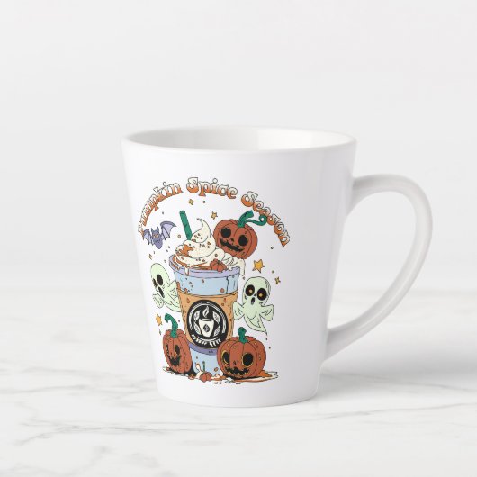 Tasse Latte Saison citrouille des épices (Droite)