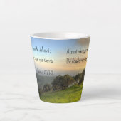 Tasse Latte Salmo 121:1-2 * Taza * Alzare mis ojos (Devant)