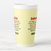 Tasse Latte salut (Devant)