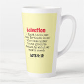 Tasse Latte salut (Droite)