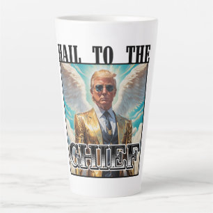 Tasse Latte Salut au chef - Trump 2024