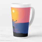 Tasse Latte Salutation au soleil (Angle droit)