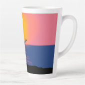 Tasse Latte Salutation au soleil (Droite)