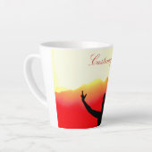 Tasse Latte Salutation de danseur Sunrise Thunder Cove (Angle gauche)