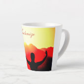 Tasse Latte Salutation de danseur Sunrise Thunder Cove (Angle droit)