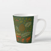 Tasse Latte Salutations de la saison des vacances d'automne et (Droite)