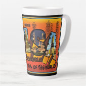 Tasse Latte Salutations de Tulsa (Angle droit)