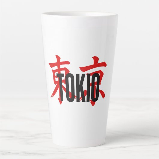 Tasse Latte samouraï de Tokio (Devant)