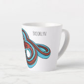 Tasse Latte San Francisco garter snake (Angle droit)