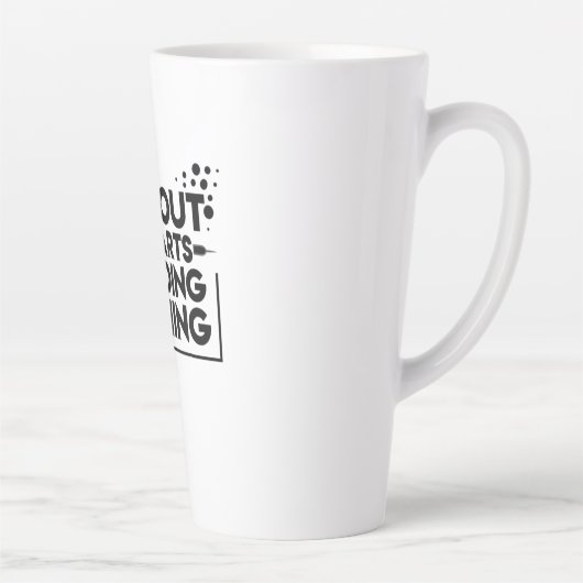 Tasse Latte Sans Mes Fesses, Je Ne Fais Rien (Droite)