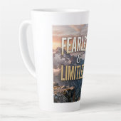 Tasse Latte Sans peur et sans limites (Angle gauche)
