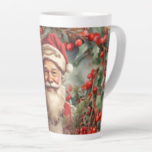 Tasse Latte Santa Claus Saint Nicholas (Angle droit)