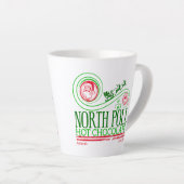 Tasse Latte Santa Clause Pôle Nord Chocolat chaud (Angle droit)