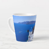 Tasse Latte Santorin (Angle gauche)