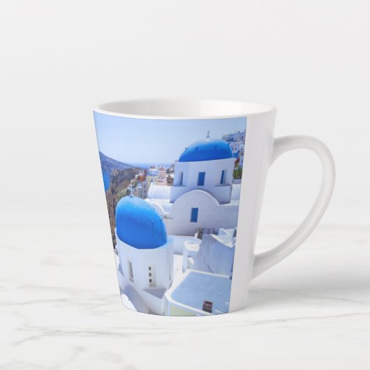 Tasse Latte Santorin (Droite)