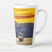 Tasse Latte Santorin (Droite)