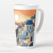TASSE LATTE SANTORINI GRÈCE N° 1 (Angle droit)