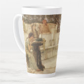 Tasse Latte Sappho et Alcaeus par Sir Lawrence Alma Tadema (Angle gauche)