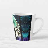 Tasse Latte Sasquatch pleine lune (Droite)