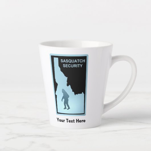 Tasse Latte Sasquatch Security - Idaho (Droite)