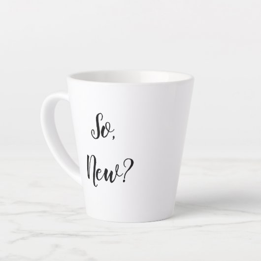 Tasse Latte Sassy Greeting (Angle gauche)