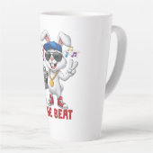 Tasse Latte Sauter au rythme (Angle droit)