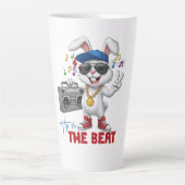 Tasse Latte Sauter au rythme (Devant)