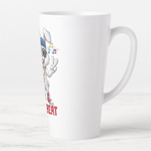 Tasse Latte Sauter au rythme