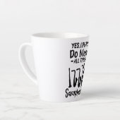 Tasse Latte Saxophone - Types de saxophones (Angle gauche)