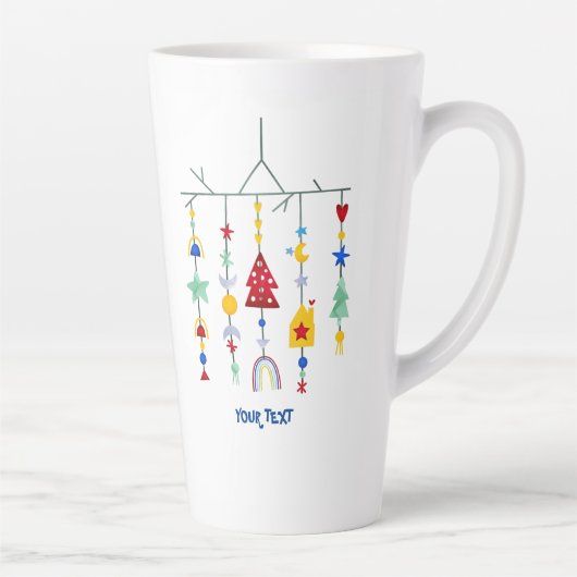 Tasse Latte Scandi minimaliste simple (Droite)