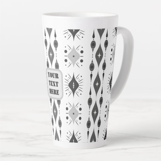 Tasse Latte Scandi Motif | (Angle droit)