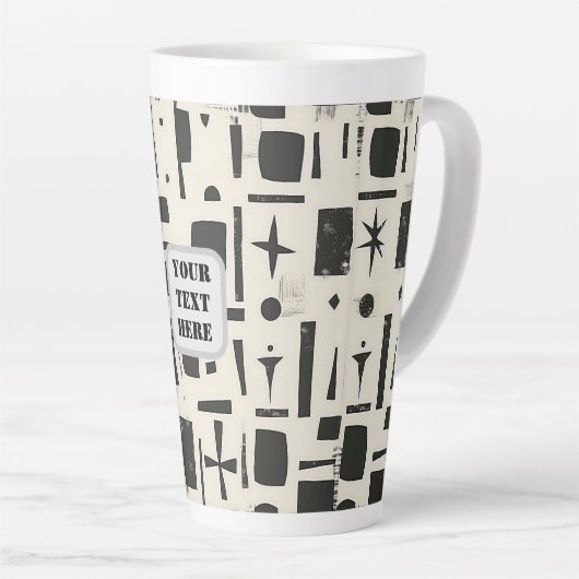 Tasse Latte Scandi Motif n° 4 | (Angle droit)