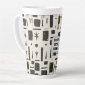 Tasse Latte Scandi Motif n° 4 | (Angle gauche)