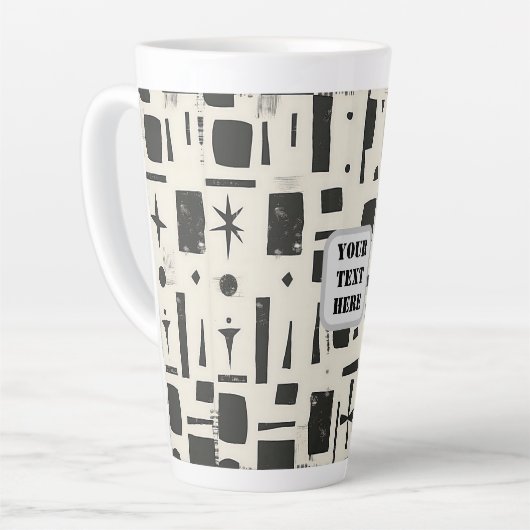 Tasse Latte Scandi Motif n° 4 | (Angle gauche)