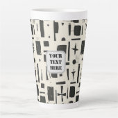 Tasse Latte Scandi Motif n° 4 | (Devant)