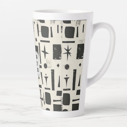 Tasse Latte Scandi Motif n° 4 | (Droite)